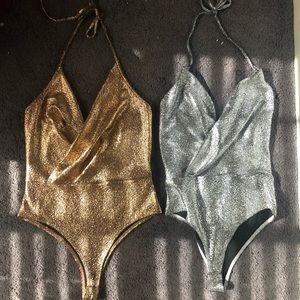 SOLD 2/$15 Glitzy Bodysuits